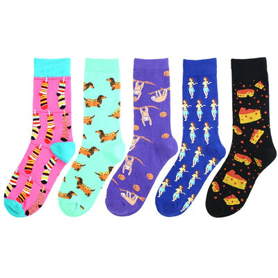 Calcetines de Algodón para Hombre con Patrones Divertidos - Image 10