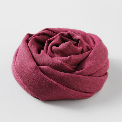 Pañuelo Artístico de Algodón y Lino - Colores Sólidos Elegantes - Image 39