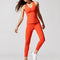 Conjunto Deportivo Yoga Ajustado Transpirable de Dos Piezas