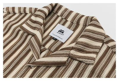 Chaqueta Suelta de Manga Corta para Hombre - Image 15