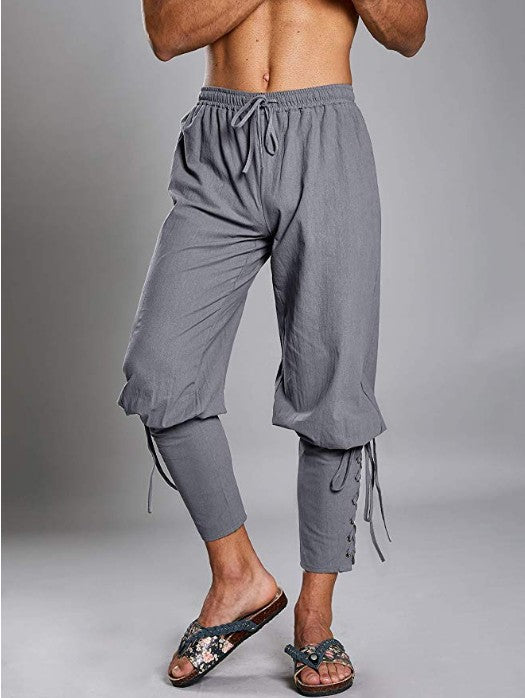 Pantalones Deportivos Hip-hop de Algodón y Lino Transpirables - Image 8