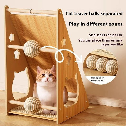 Rascador Vertical Antidesgarros para Gatos - Adhesivo de Pared - Image 10