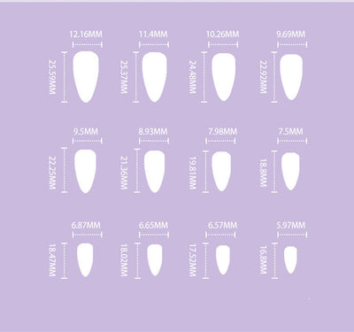 Uñas Postizas con Cristales Gota de Agua - Diseño Elegante y Brillante - Image 7