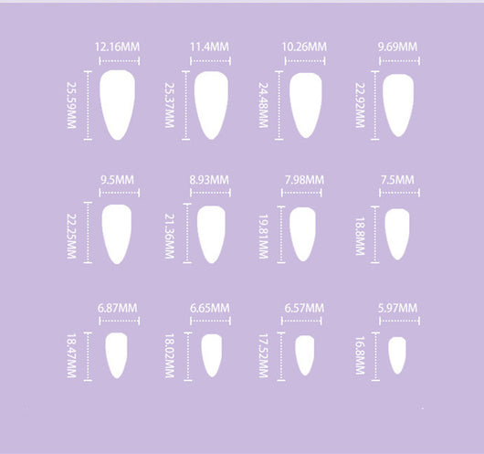 Uñas Postizas con Cristales Gota de Agua - Diseño Elegante y Brillante - Image 7