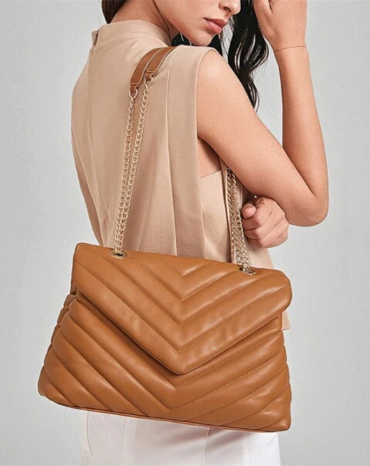 Bolso Bandolera con Cadena Metálica y Bordado para Mujer - Image 7