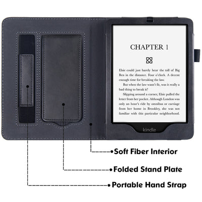 Funda de Cuero con Soporte de Muñeca para Kindle Paperwhite 11 - Image 34
