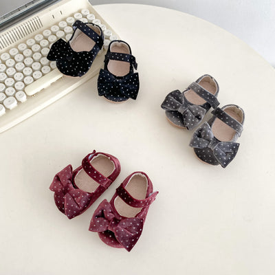 Zapatos para Bebé Niña Primavera Otoño con Lazo Grande Adorable - Image 3