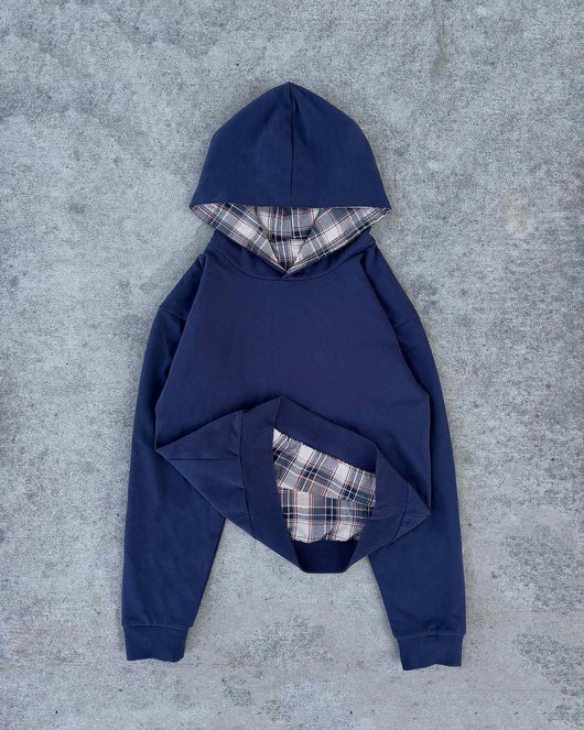 Suéter Retro Hip Hop Reversible con Cuadros Casuales - Image 8