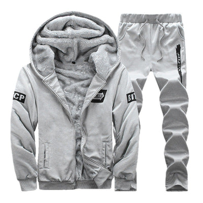 Conjunto Deportivo Hombre con Sudadera de Forro Polar y Capucha - Image 3