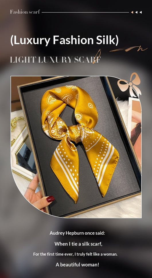 Pañuelo de Seda 70cm - Lujo Accesible y Versátil - Image 18