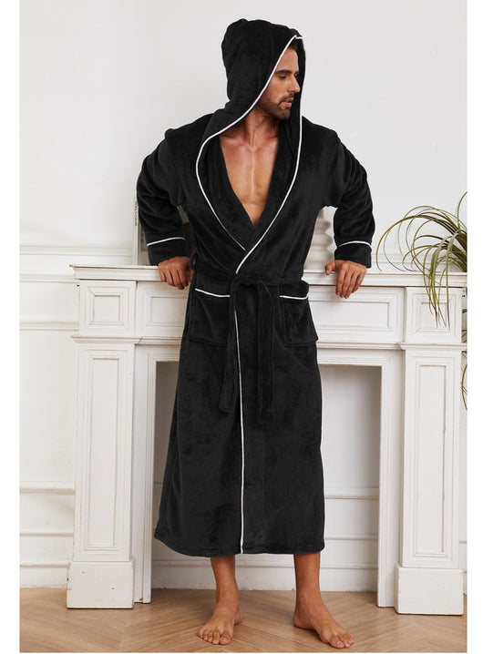 Bata Pijama de Franela para Hombre y Mujer - Image 17