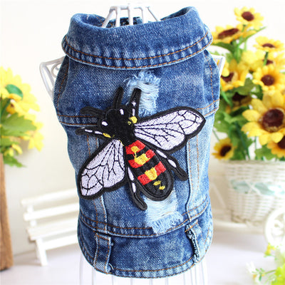 Chaleco Denim para Perros Pequeños - Abrigo de Moda Primavera para Mascotas - Image 14