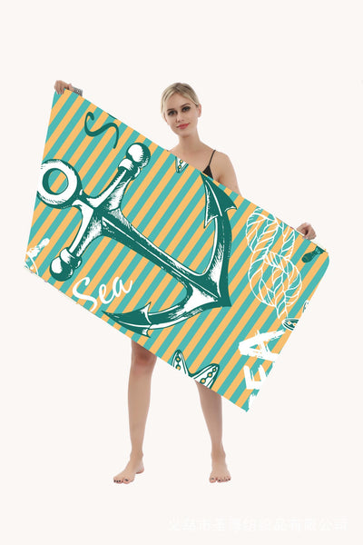Toalla de Playa Secado Rápido con Estampado Duplex - Image 9
