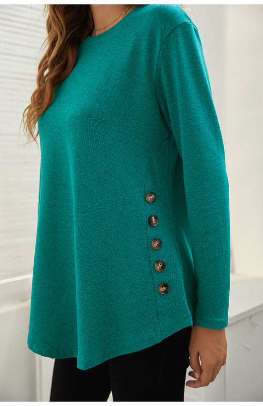 Blusa Casual para Mujer con Botones y Mangas Largas - Image 24