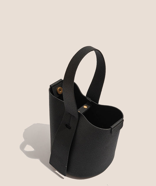 Bolso Bandolera de Cuero Diseño Retro Simple para Mujer - Image 4