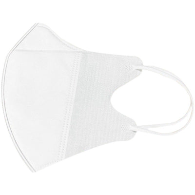 Black 3D three-dimensional disposable protective mask with ear loops, shown flat with dimensions 18cm x 13.5cm. - Image 10