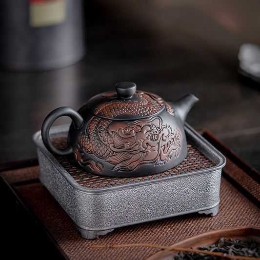 Tetera de Barro Púrpura Año del Dragón - Cerámica Artesanal Xianglong para Té Premium - Image 2