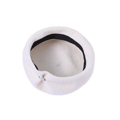 Boina Vintage Británica de Lana para Mujer - Cálida y Versátil - Image 5