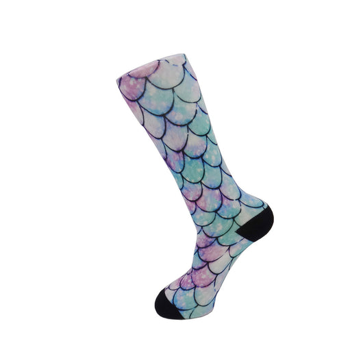 Calcetines Personalizados con Patrón de Escamas de Pez - Image 10