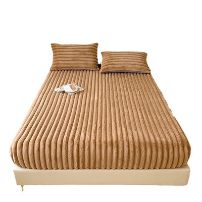 Sábana Ajustable Térmica de Imitación Angora para Cama Matrimonial y Dormitorio - Image 3