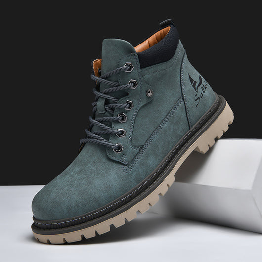 Bota de Trabajo Estilo Británico Clásico para Hombre - Image 10