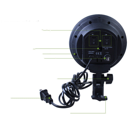 Soporte Cuádruple de Cerámica para Iluminación de Estudio - Image 7