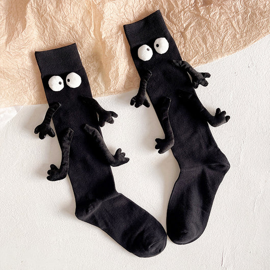 Calcetines Cortos de Algodón Puro con Muñeca Adorable - Diseño para Parejas - Image 29
