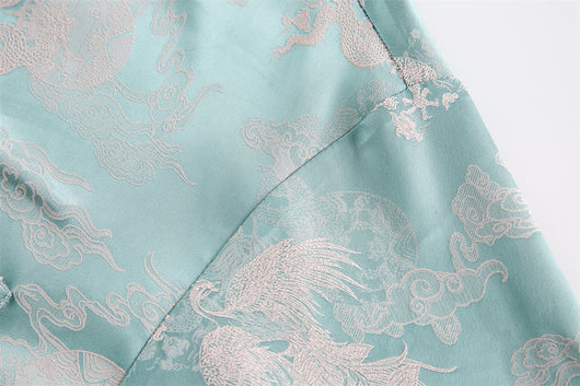 Camisa Estampada con Patrón Dragón para Hombre - Image 11