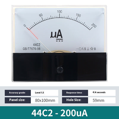 Amperímetro DC Analógico 44C2 - Medidor de Corriente de Precisión - Image 20