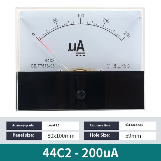 Amperímetro DC Analógico 44C2 - Medidor de Corriente de Precisión - Image 20