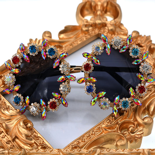 Gafas de Sol Estéreo con Girasoles de Rhinestones para Mujer - Image 7