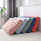 Funda de Almohada de Algodón Lavado con Látex Hipoalergénica