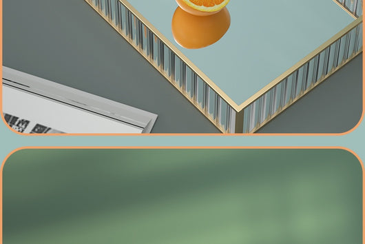 Bandeja de Almacenamiento Cristal Rayada Estilo Nórdico Lujo - Image 6