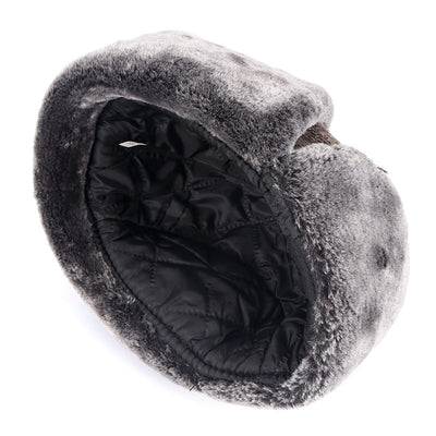 Gorro de Cuero PU para Adultos Mayores con Forro de Terciopelo - Cálido y Protector del Viento - Image 6