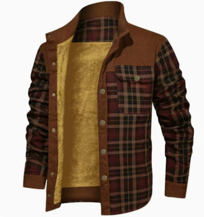 Camisa de Franela Térmica a Cuadros para Hombre - Image 3