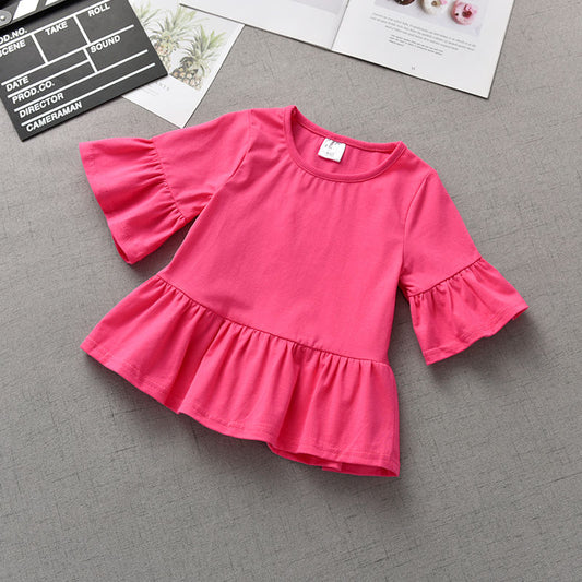 Playera Infantil con Volantes en Mangas - Ideal para Verano - Image 2