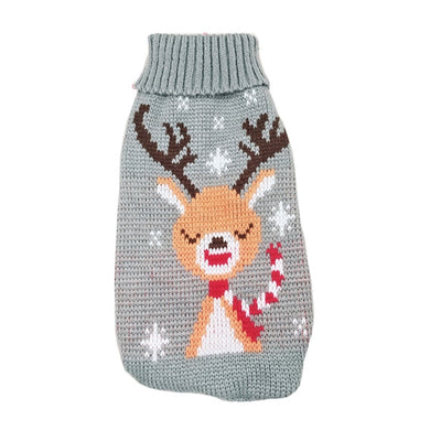 Suéter de Cuello Alto para Mascotas con Diseño de Copo de Nieve Navideño - Image 10
