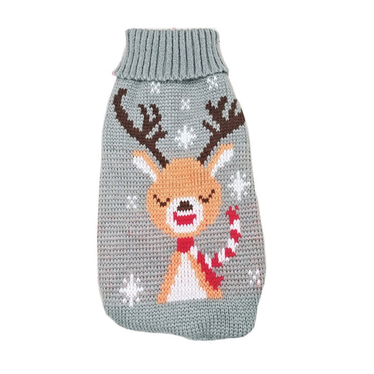 Suéter de Cuello Alto para Mascotas con Diseño de Copo de Nieve Navideño - Image 10