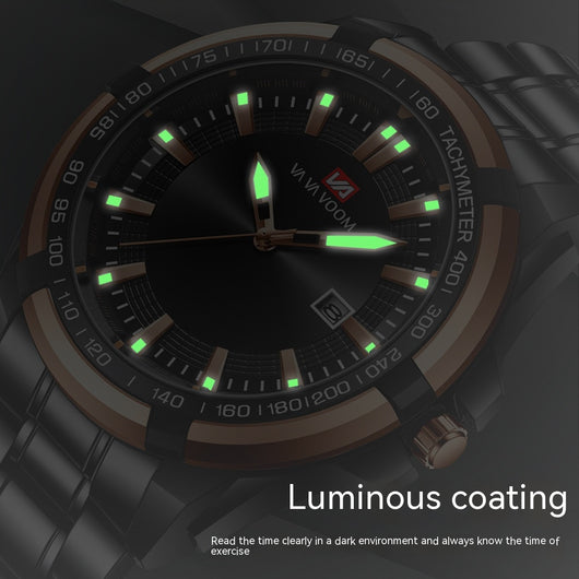 Reloj Deportivo de Acero Inoxidable con Esfera Luminosa - Image 15