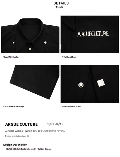 Camisa Casual Holgada de Manga Corta Premium para Hombre - Image 10