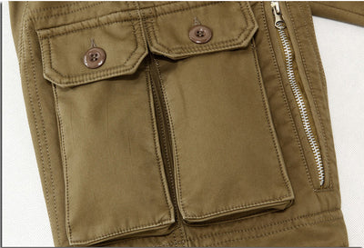 Pantalones de Trabajo Casual para Hombre con Bolsillos Funcionales - Invierno - Image 13