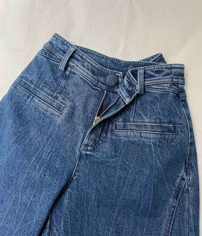 Pantalones Vaqueros Talle Alto con Moño y Pierna Ancha - Image 9