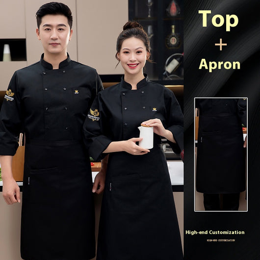 Uniforme Culinario Ligero para Hombre - Tela Transpirable Verano - Image 5