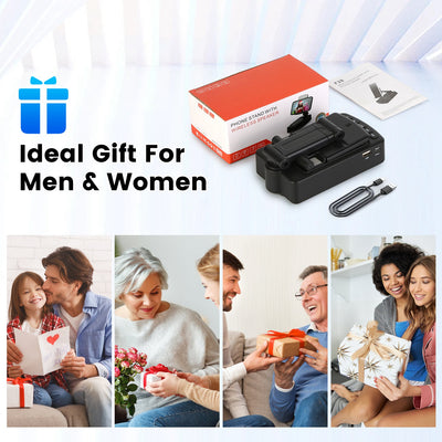 Soporte Plegable para Teléfono con Parlante Inalámbrico, Power Bank y Carga Rápida - Image 4