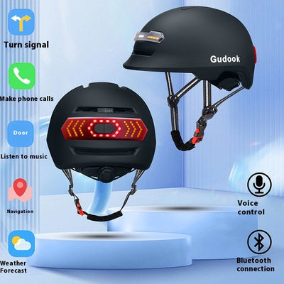 Casco Inteligente con Luces LED, Control de Voz y Conectividad Bluetooth - Image 10