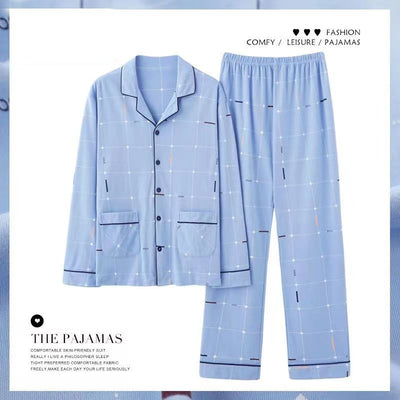 Pijama Suelto para Hombre Primavera Otoño - Image 18