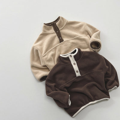 Polera Cálida Estilo Mori Coreano para Niños - Image 3
