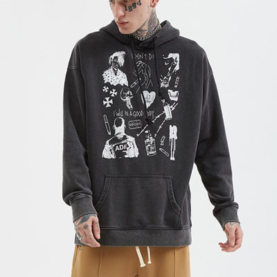 Suéter Pullover Vintage Desgastado para Hombre - Image 10