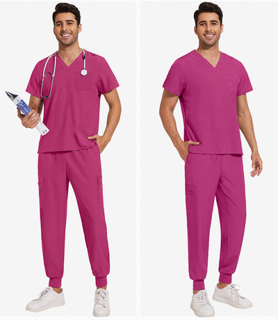 Uniforme de Trabajo Cuello V Ligero y Transpirable para Hombre - Image 21