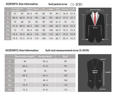 Traje Slim Fit 3 Piezas Fusión Coreana y Británica para Hombre - Image 9